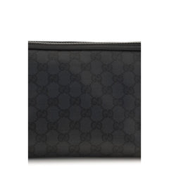 Gucci Black Fabric Clutch Bag