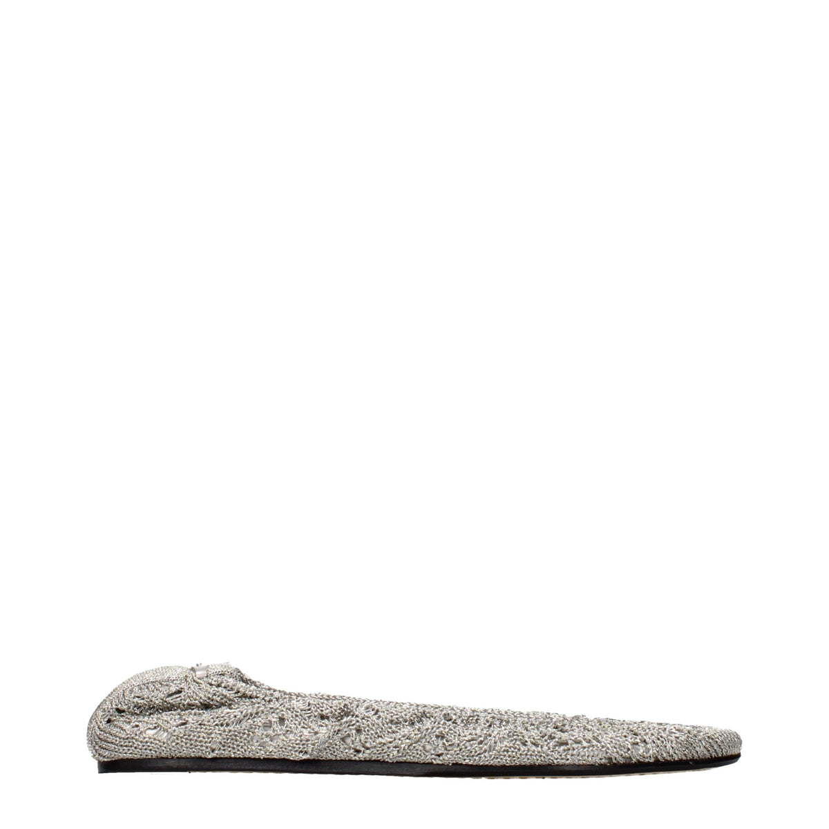 Isabel Marant Grijze stoffen ballerina's