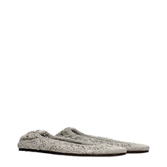 Isabel Marant Grijze stoffen ballerina's