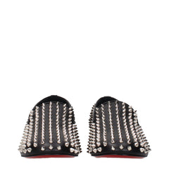 Christian Louboutin Zwarte Leren Instappers