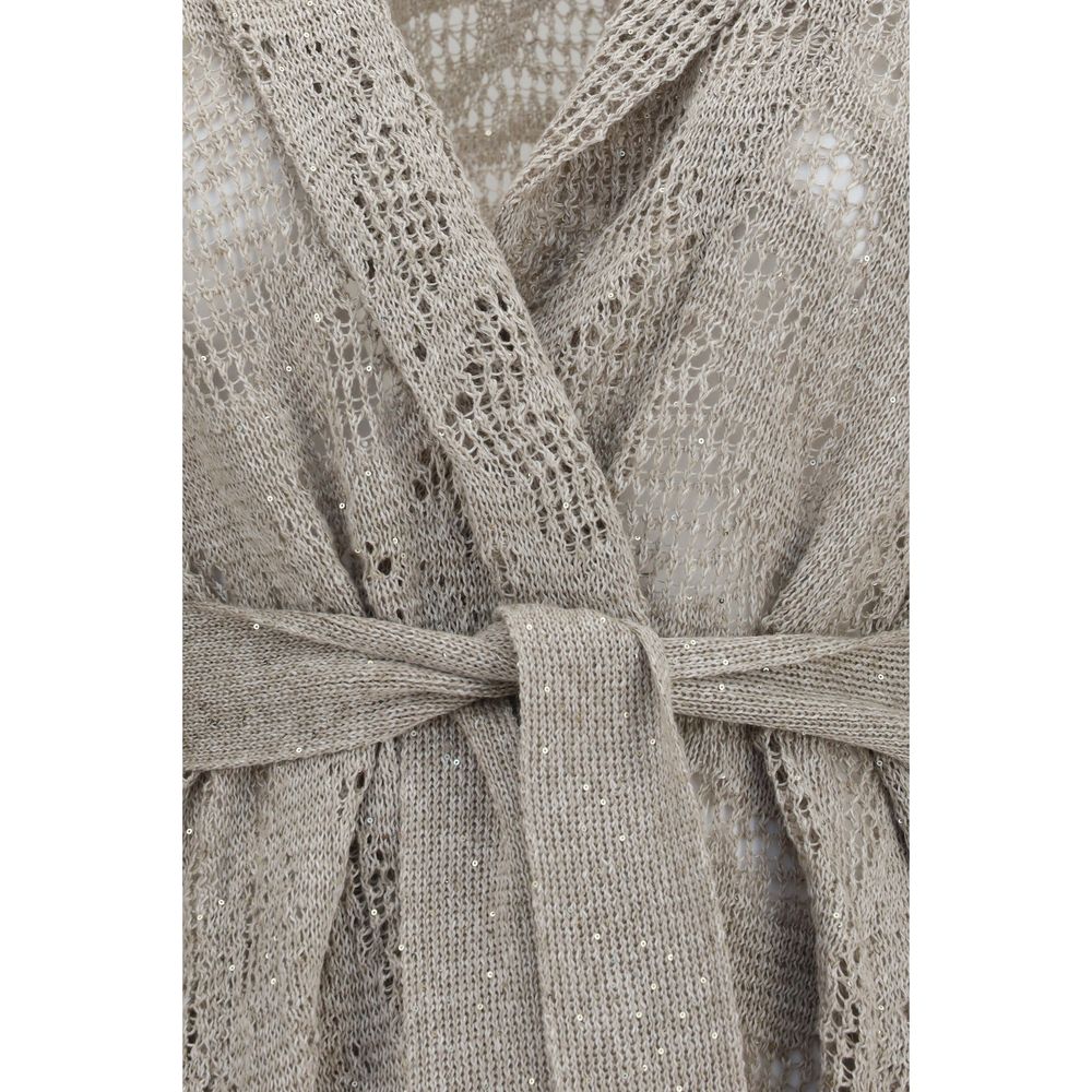 Brunello Cucinelli Beige Linnen Vest