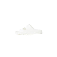 Birkenstock White Plastic Flat Sandals