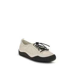 Prada Beige Stoffen Atletische Sneakers