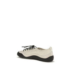 Prada Beige Stoffen Atletische Sneakers