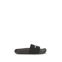 Fred Perry Zwarte Rubberen Sandalen