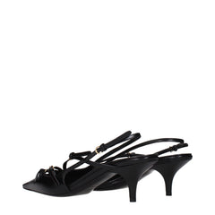 Miu Miu Black Leather High Heel Pumps
