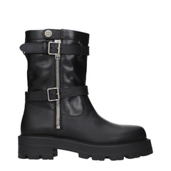 Christian Dior Black Leather Ankle Boots
