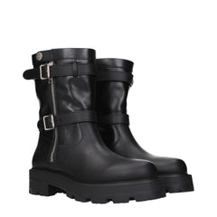 Christian Dior Black Leather Ankle Boots