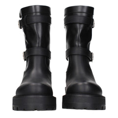 Christian Dior Black Leather Ankle Boots