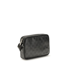 Gucci Zwarte Stoffen Schoudertas