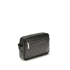 Gucci Zwarte Stoffen Schoudertas