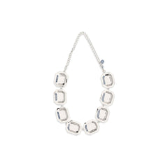 Self-Portrait Silver Brass Necklace