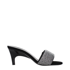 Prada Black Fabric Platform Sandals