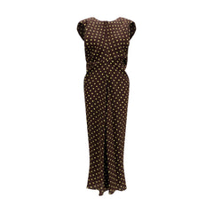 Marni Brown Silk Casual Dress