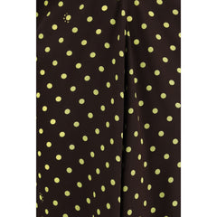Marni Brown Silk Casual Dress
