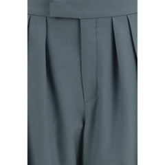 Chloé Bicolor Wool Oves Aries Dress Pants