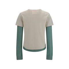 Guest in Residence Beige Cotton Sweatshirt