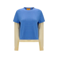 Guest in Residence Blue Cotton Sweatshirt