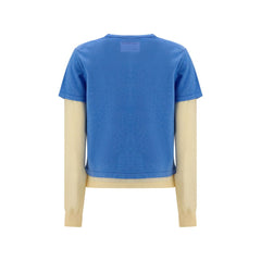 Guest in Residence Blue Cotton Sweatshirt