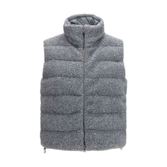 Herno Gray Polyester Sleeveless Jacket