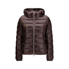 Herno Brown Polyamide Full-Length Jacket