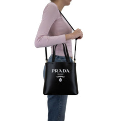 Prada Black Calfskin Tote Bag