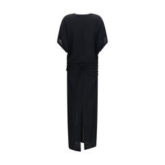 The Row Black Viscose Casual Dress