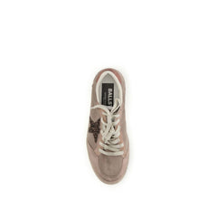 Golden Goose Beige Calf Leather Bos Taurus Low Top Sneakers