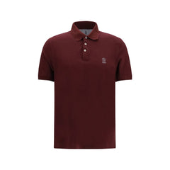 Brunello Cucinelli Bordeaux Cotton Shirt
