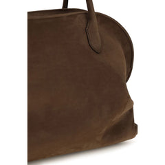 The Row Brown Calf Leather Bos Taurus Shoulder Bag
