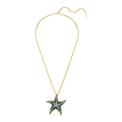 Swarovski Gold Stainless Steel Necklace
