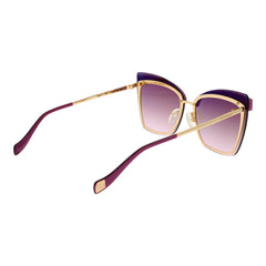 Ana Hickmann Purple Metal Sunglasses