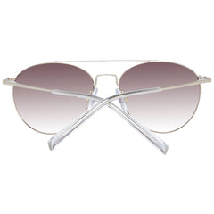 Ana Hickmann Gold Metal Sunglasses