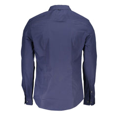 Tommy Hilfiger Blue Cotton Mens Shirt