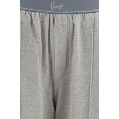Kenzo Gray Cotton Joggers (Workout Pants)