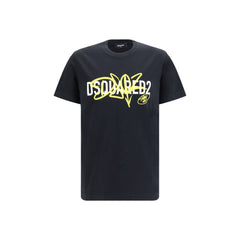 Dsquared² Black Cotton T-Shirt