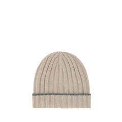 Brunello Cucinelli Beige Cashmere Beanie