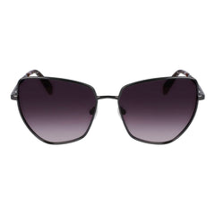 Liu Jo Gray Metal Sunglasses
