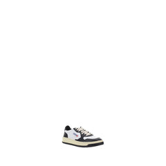 Autry White Calf Leather Bos Taurus Athletic Sneakers