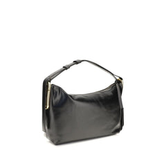 Marc Jacobs Black Calf Leather Bos Taurus Handbag