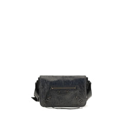 Balenciaga Black Lamb Ovis Aries Aries Shoulder Bag