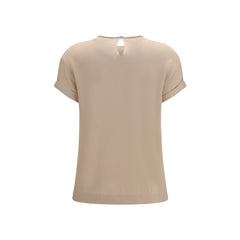 Brunello Cucinelli Beige Elastane Blouse