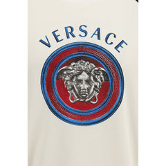 Versace White Cotton T-Shirt