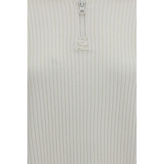 Courrèges White Wool Oves Aries Sweatshirt