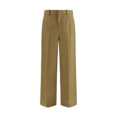 Balenciaga Beige Cotton Chino Pants