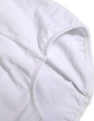 Dolce & Gabbana White Logo Waistband Coulotte Panty Underwear