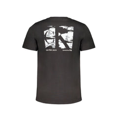 Calvin Klein Black Cotton Men's T-Shirt