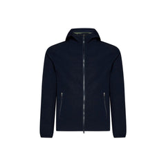Herno Blue Elastane Shell Jacket