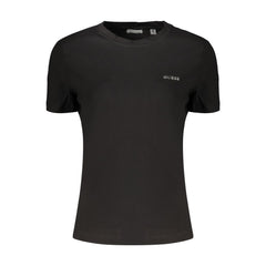 Guess Jeans Black Cotton Women's T-Shirt