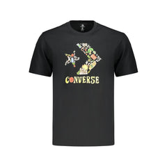 Converse Black Cotton Men's T-Shirt